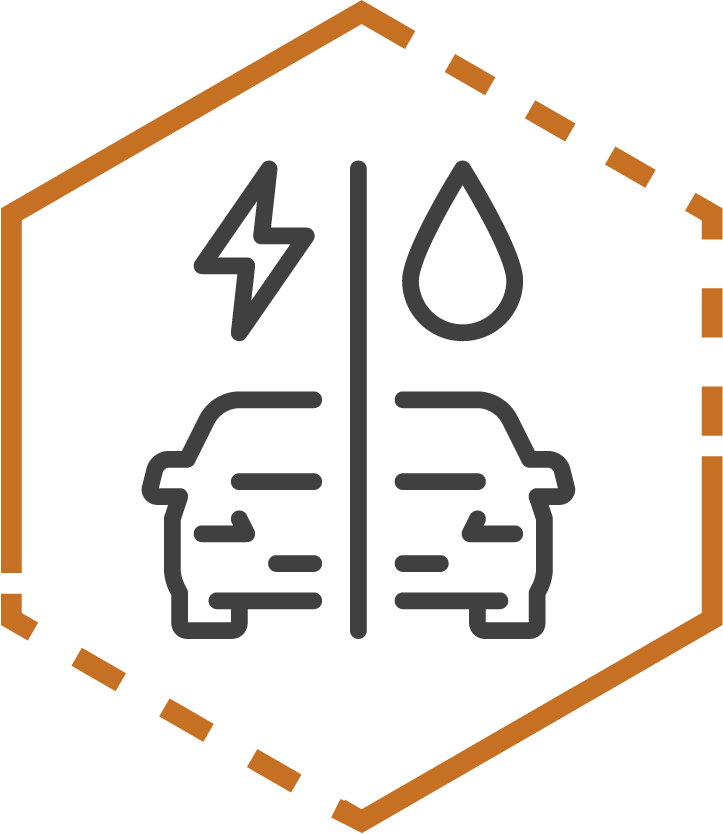 Hybrid Plugin-In Vehicle Icon